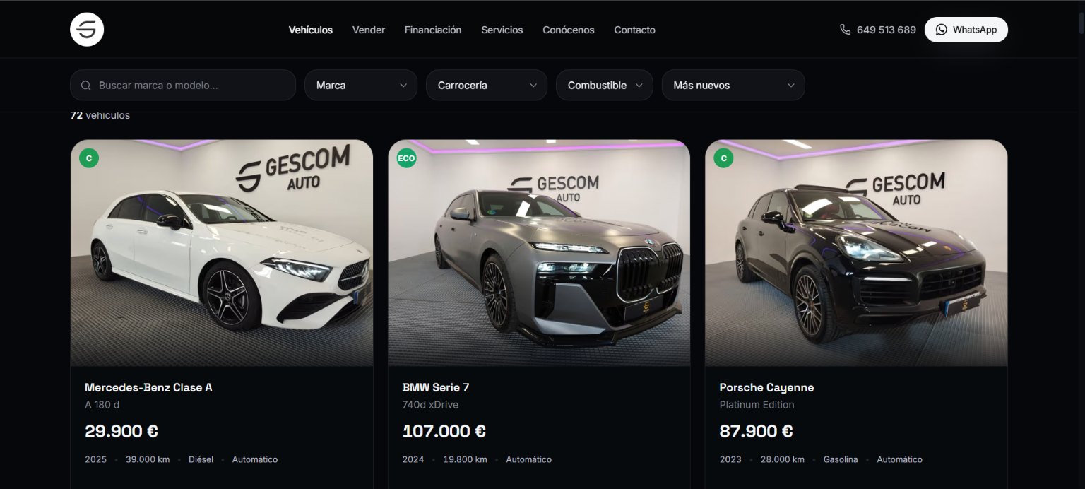 Diseño Web — ejemplo de trabajo de QuantiX AI